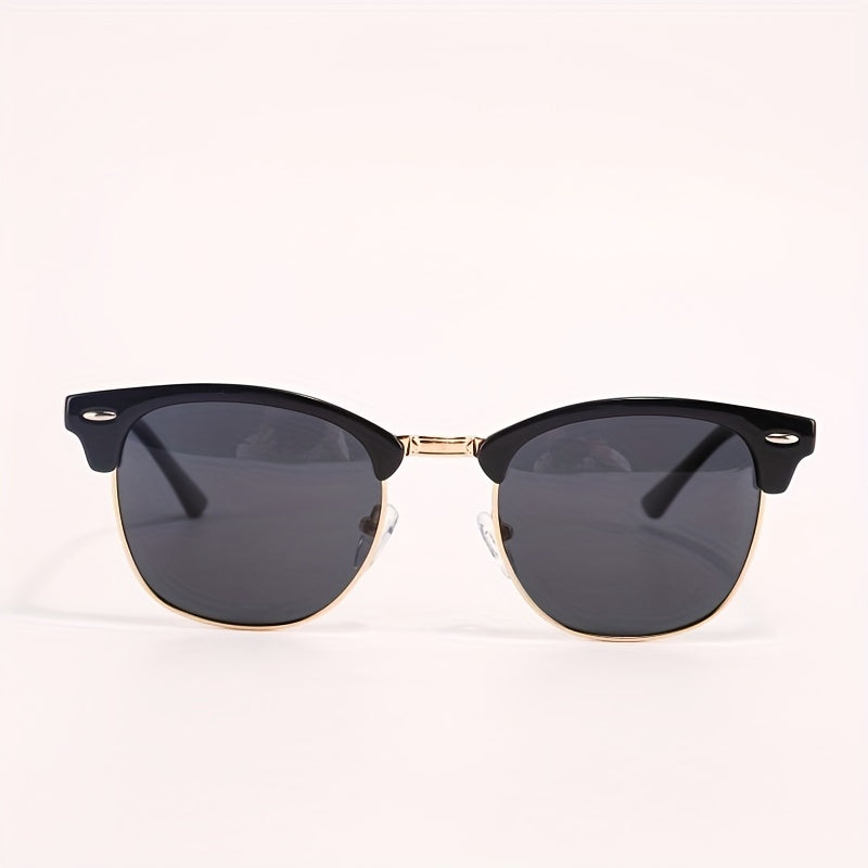 Men's Square Frame Polarized Sunglasses UV Protection