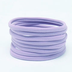 10pcs Nylon Hair Ties High Stretch Headbands for Kids Perfect Accessory
