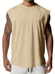 Men's Sleeveless Workout Tank Top Active Stretch Breathable Basketball Training