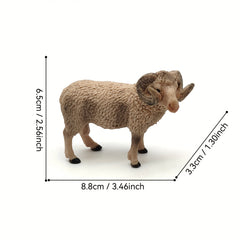 Farm Animal Disc Sheep Model Statue for Decoration