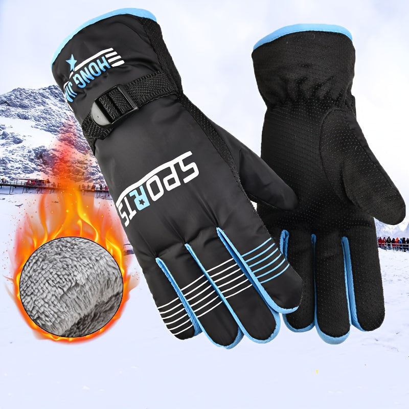 Winter Cycling Gloves with Warmth and Thickness