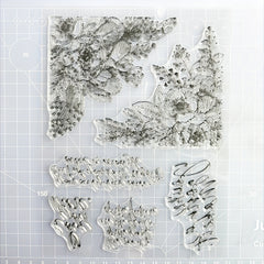 Cartoon Flower DIY Clear Stamp