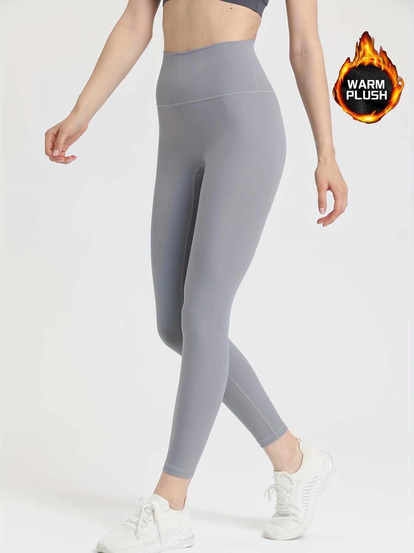 High Waist Fleece Liner Yoga Pants Butt Lifting Fitness Leggings