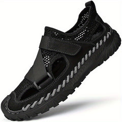 Men's Slip on Sandals Durable Non Slip Outdoor Hiking Trekking Sandals