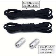 No Tie Shoelaces Locking System Spandex Ropes For Kids And Adults