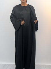 Modest Abaya Outfits Women's Maxi Dress & Cardigan Set