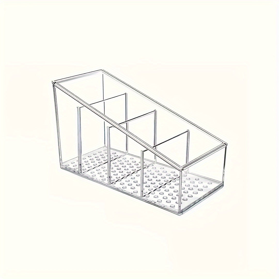 Transparent Remote Control Holder for Makeup Brushes and Pens