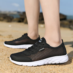 Breathable Lightweight Mesh Running Shoes Men's Casual Walking