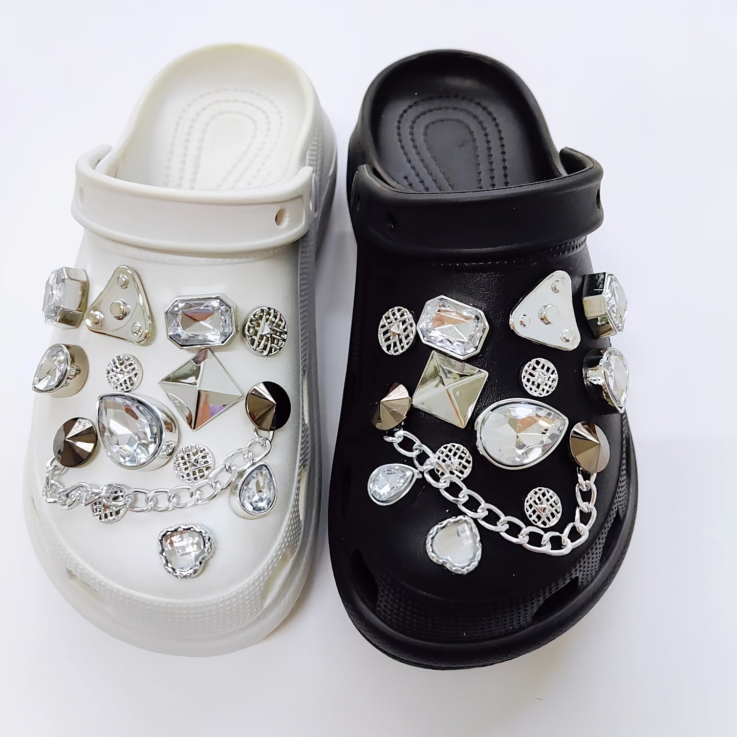 Crystal Shoe Charms Rhinestone Accessories for Birthday