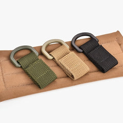 Tactical Nylon Webbing Buckle D-shaped Metal Buckle Outdoor Camping Hiking