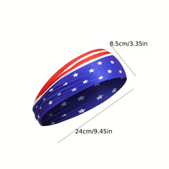 Independence Flag Sweatband Sports Headband Unisex
