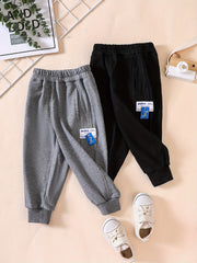2pcs Boys Active Sweatpants Jogger Sports Pants
