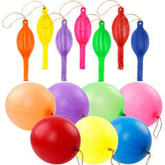 46pcs Punch Balloons Assorted Party Favors Bounce Balloons For Birthday Party