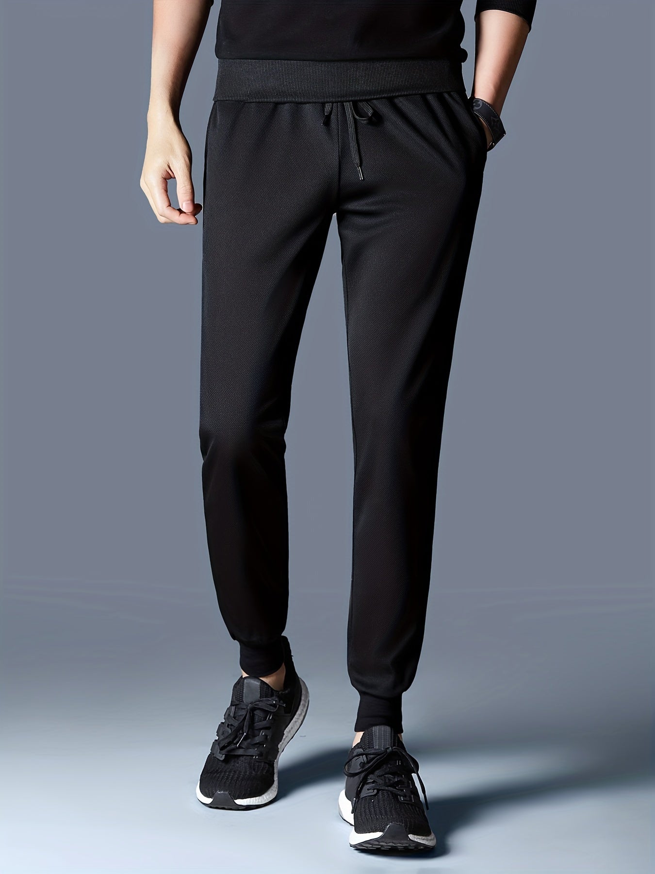 Men's Mesh Athletic Track Pants with Pockets for Gym and Running