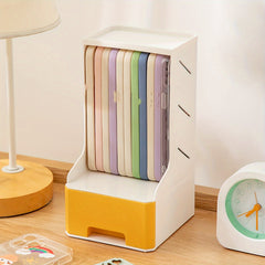 1pc Pen Holder Desktop Classification Stationery Supplies Storage Box