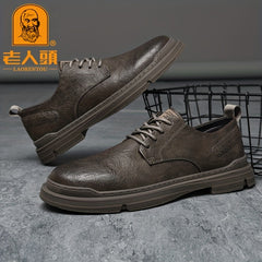 Men's Derby Shoes Lace up Front Dress Shoes For Men