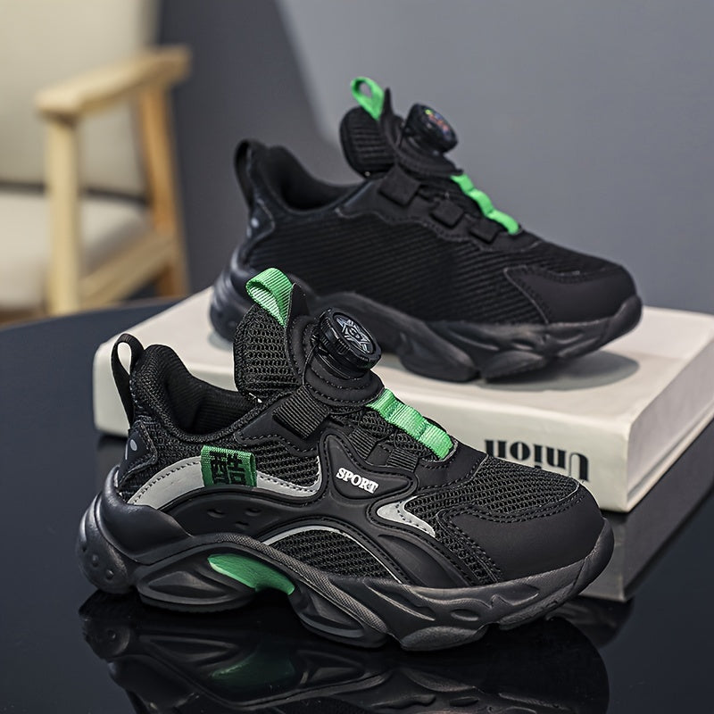 Boy's Reflective Chunky Shoes With Rotating Buckle