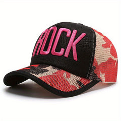 Men's Hip Hop Embroidered Baseball Cap Summer Mesh Couple Cap
