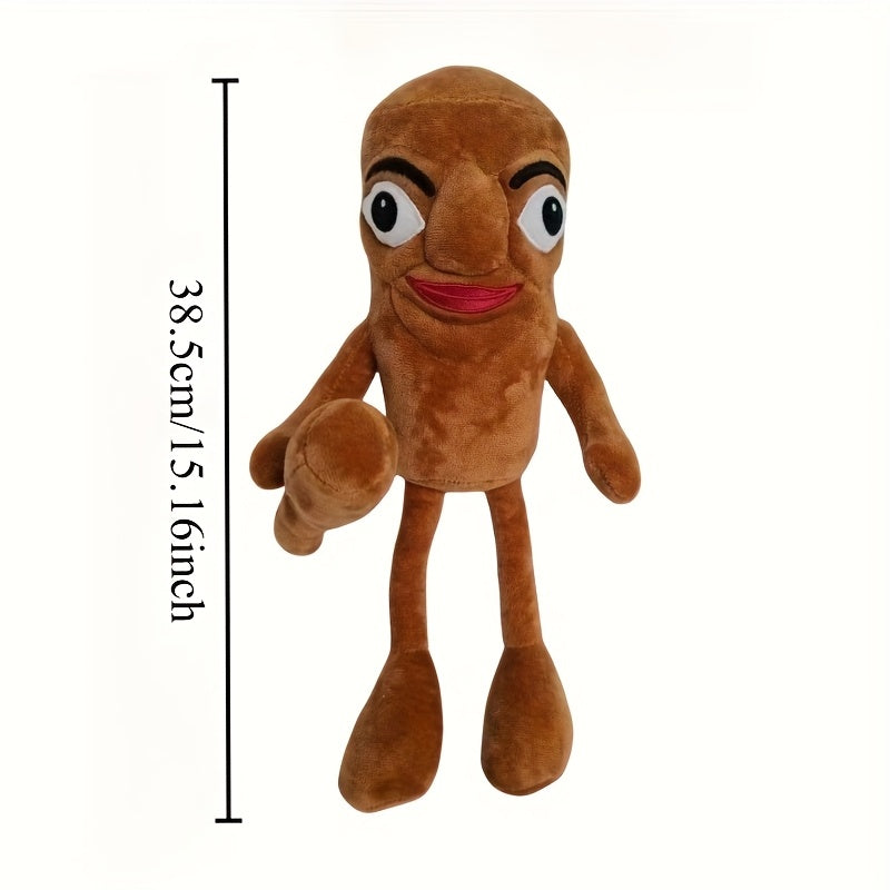 14.96in Tungtungtung Sahur Plush Toy Soft Brown Stuffed Animal Fun Birthday Gift
