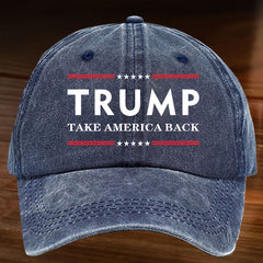 Outdoor Washed Printed Baseball Cap Unisex Adjustable Sun Protection Cap