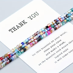 100pcs 3mm Hand Square Beads AB Plated Glass Crystal DIY Jewelry