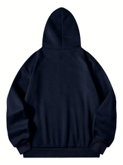 Men's 1624 Print Hoodie Slightly Stretch Breathable Hooded Sweatshirt