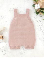 Baby Boys Sleeveless Knit Romper Jumpsuit