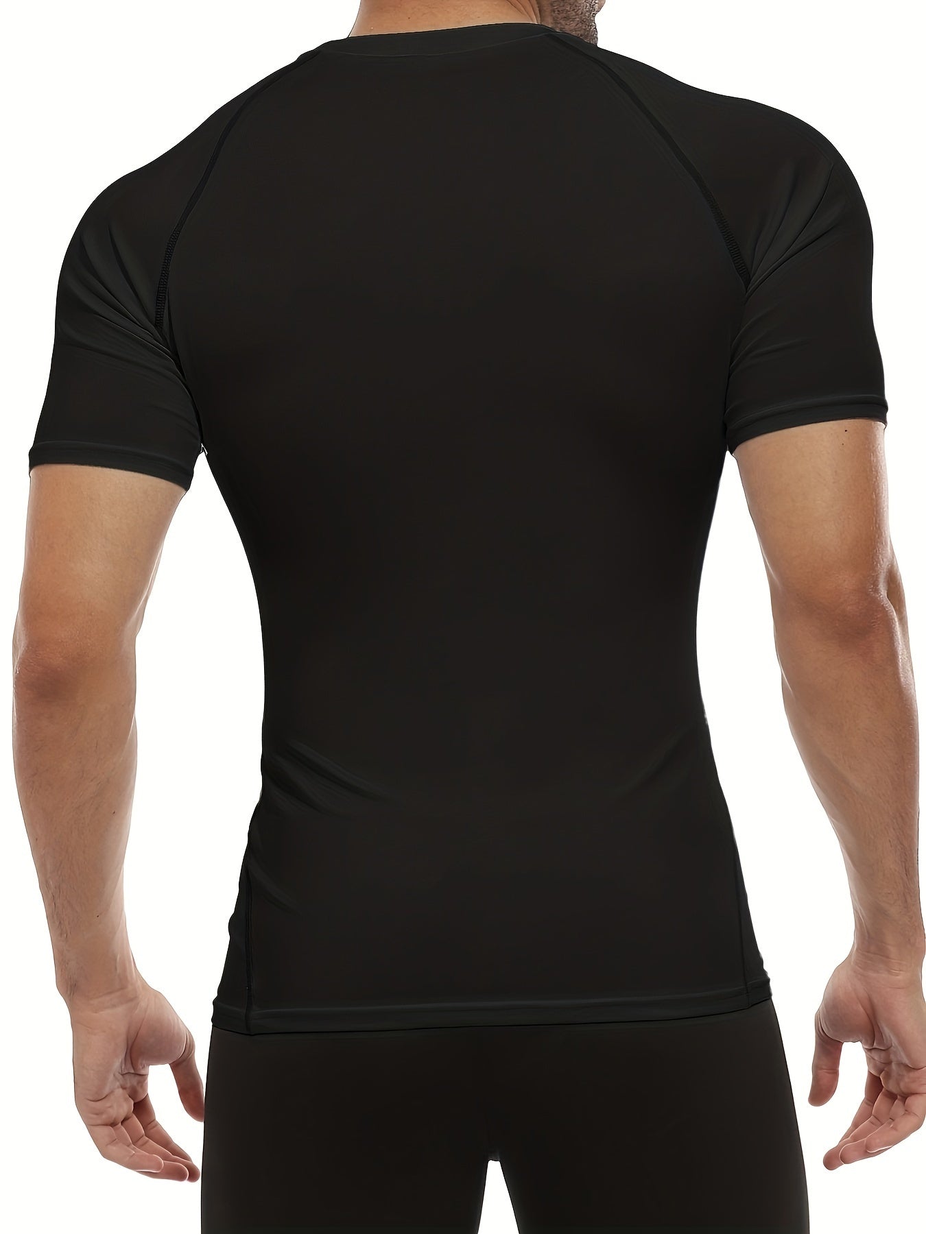 5 Pack Men's Compression Workout Shirts Short & Long Sleeve Rash Guard