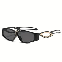 Y2K Geometric Tortoiseshell Sunglasses UV400