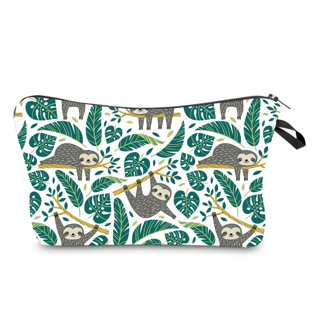 Roomy Sloth Travel Toiletry Organizer Bag - Ideal Birthday Gift for Women