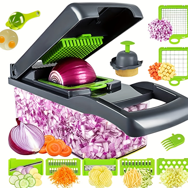 Vegetable Chopper Pro 13 in 1 Food Chopper Kitchen Slicer Dicer Cutter