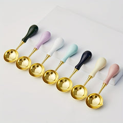Wax Wooden Handle Sealing Spoon for Scrapbooking Stamp Envelope Letter Art Craft