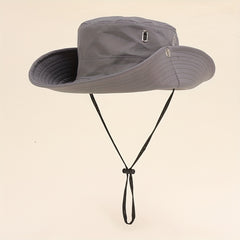 Adjustable Bucket Hat Wide Brim UV Protection Sun Hat