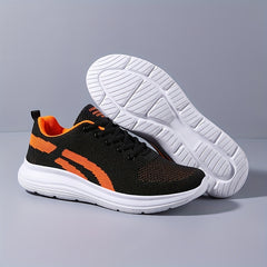 Durable Plus Size Men's Running Shoes Non Slip Shock Absorbing Sneakers