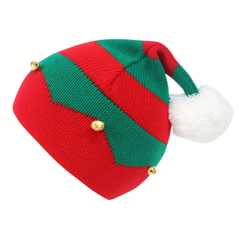 Christmas Plus Fleece Knitted Hat Creative Gift Christmas Accessories