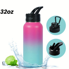 32oz 64oz 128oz Insulated Stainless Steel Sports Water Bottle