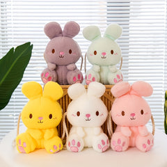 Kids Cartoon Plush Rabbit Bag Coin Purse Crossbody Travel Bag