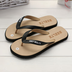 Men's PVC Flip Flops Slip On Anti skid Quick Drying Slides Slippers