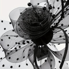 Women Flower Veil Mesh Feather Fascinator Tea Party Bridal Derbyhat