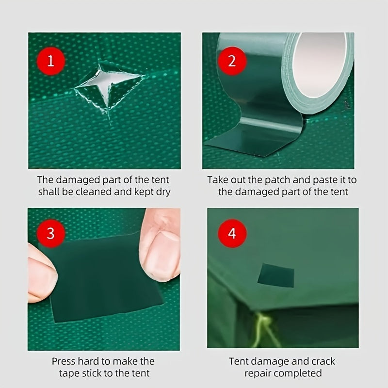 Waterproof RV Tent Repair Tape High Adhesive Leakproof Canopy Cloth Patch