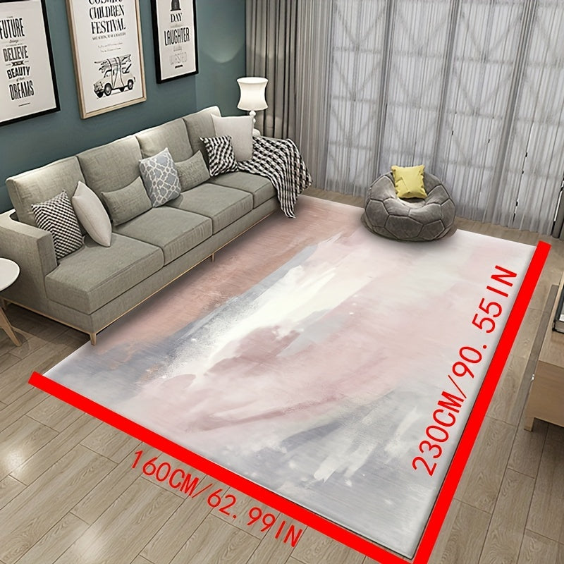 Modern Abstract Area Rugs Non slip Soft And Comfortable Rugs Nordic Heavy Carpet