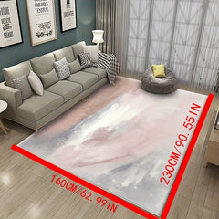 Modern Abstract Area Rugs Non slip Soft And Comfortable Rugs Nordic Heavy Carpet