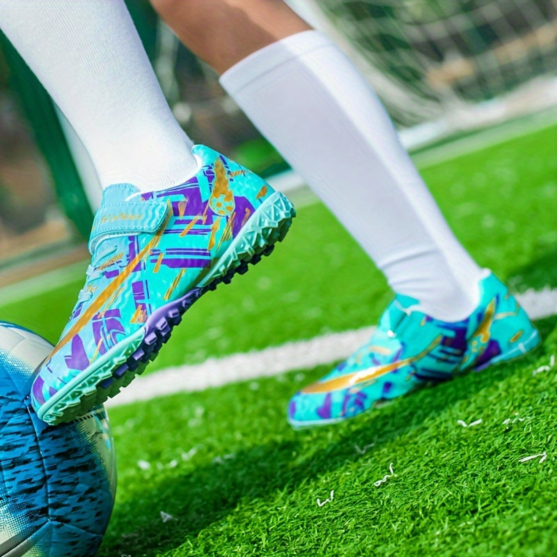Boy's Turf Football Boots Anti Skid TF Soccer Cleats