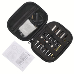 Portable Heavy Duty Cleaning Kit Rod Brass Bristles Brush Set