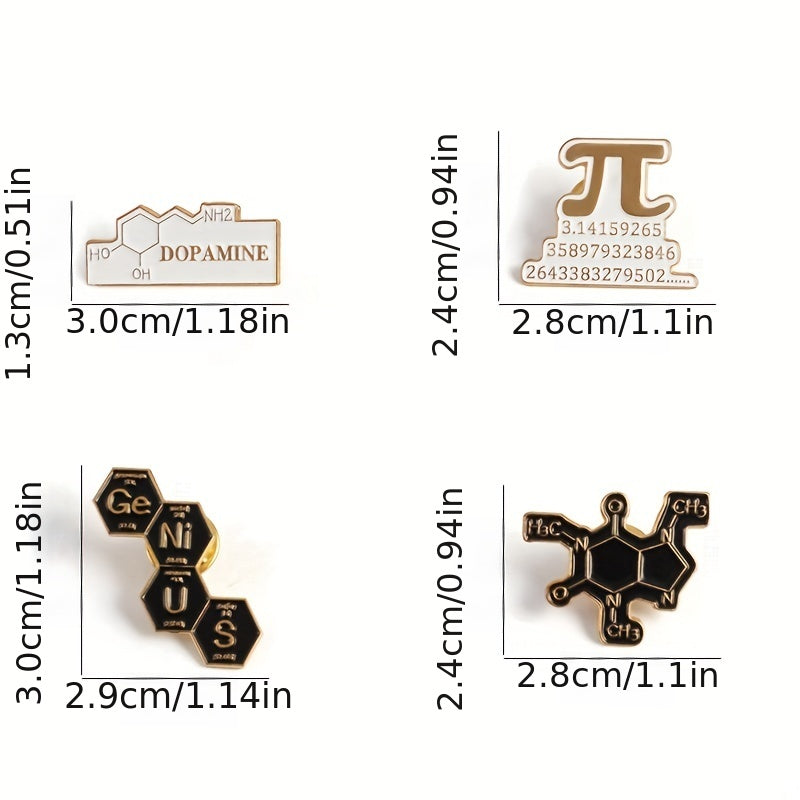 1pc Cartoon DIY Metal Pin Badges for Girls - Great Holiday Party Gift