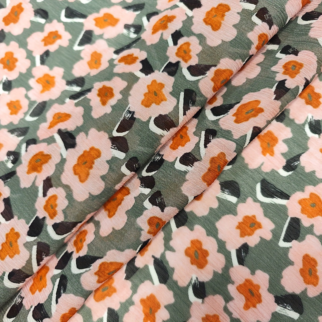 1yd Georgette Silk Fabric for DIY Clothes Pants Dress