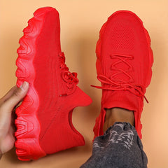 Men's Lace Up Road Running Shoes Lightweight Sport Shoes