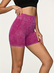 High Waist Yoga Shorts Hip Lift Fitness Stretch Quick-drying Shorts