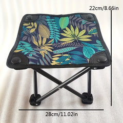 Floral Folding Chair for Outdoor Fun