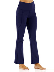 Women's Yoga Bootcut Leggings High Waist Flare Pants with Pockets